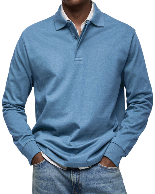 DYLAN | LUXURY LONG-SLEEVE POLO