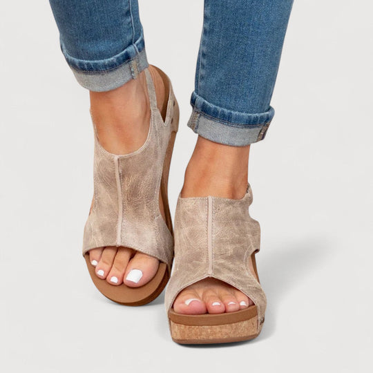 ANNE | PLATFORM WEDGE SANDALS