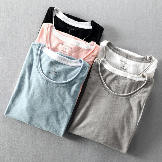 KAGEMI | DOUBLE-LAYER COTTON TEE