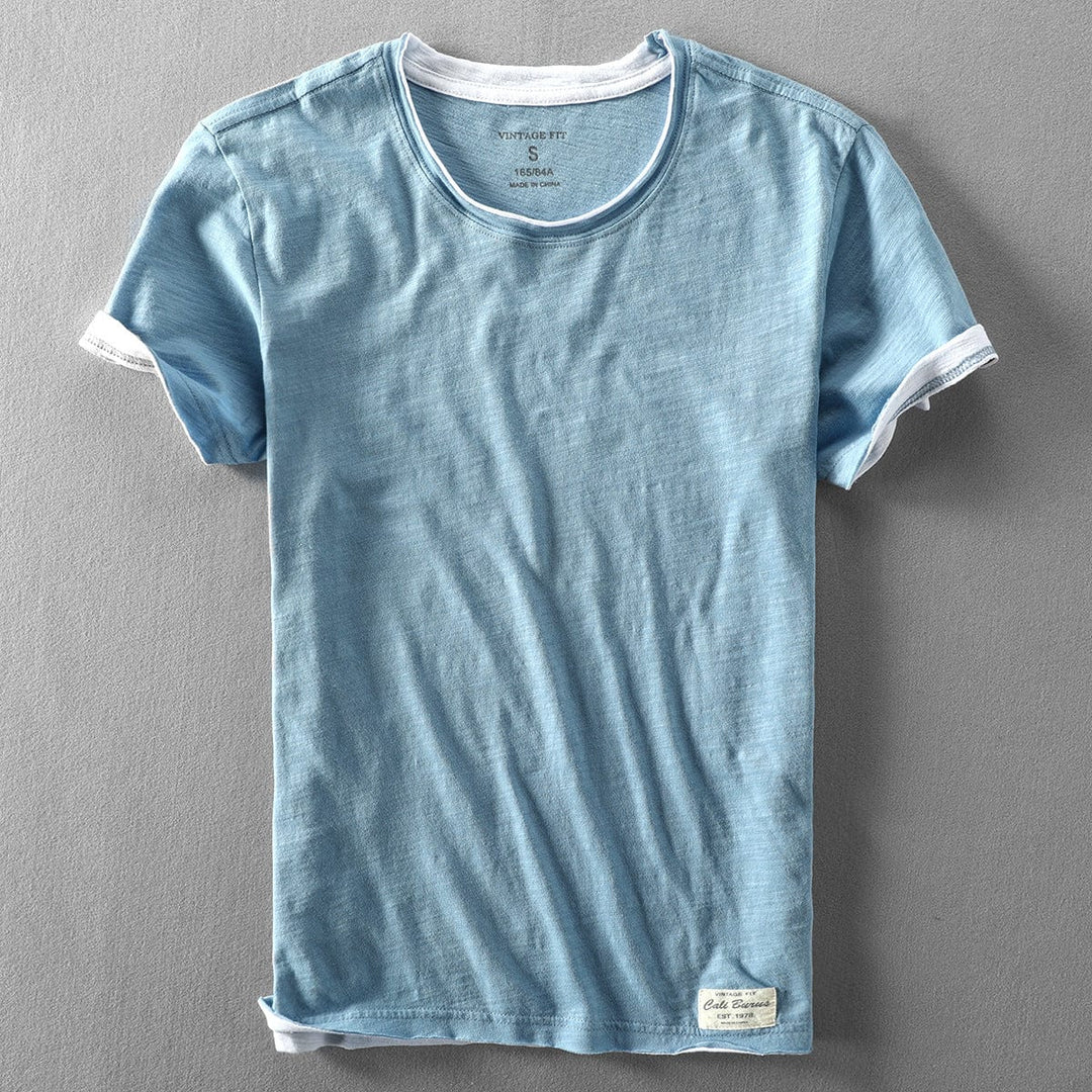 KAGEMI | DOUBLE-LAYER COTTON TEE