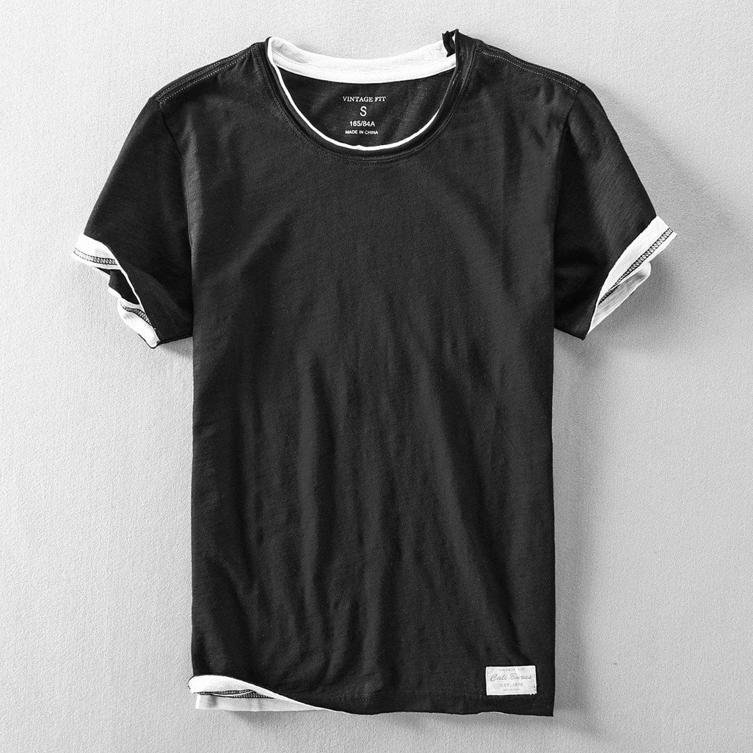 KAGEMI | DOUBLE-LAYER COTTON TEE
