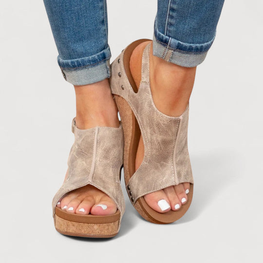 ANNE | PLATFORM WEDGE SANDALS