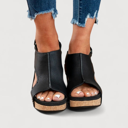 ANNE | PLATFORM WEDGE SANDALS