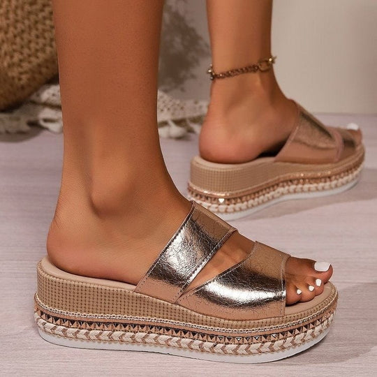 MYLEE | OASIS PLATFORM SANDALS