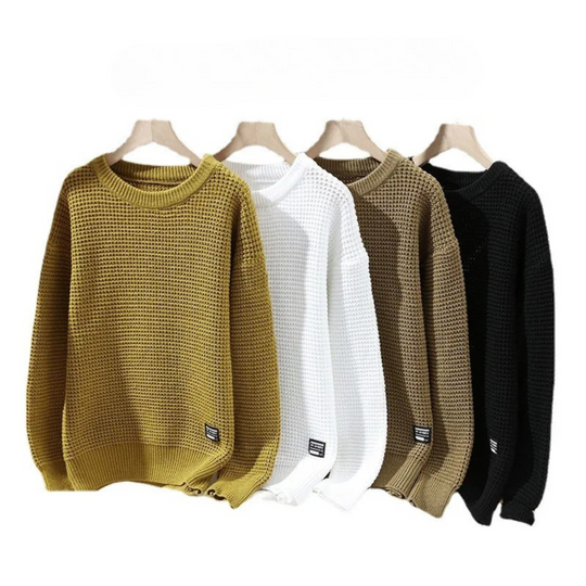 JULIAN | PREMIUM HONEYCOMB KNIT SWEATER