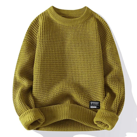 JULIAN | PREMIUM HONEYCOMB KNIT SWEATER