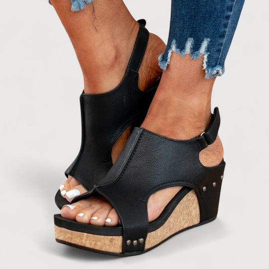 ANNE | PLATFORM WEDGE SANDALS