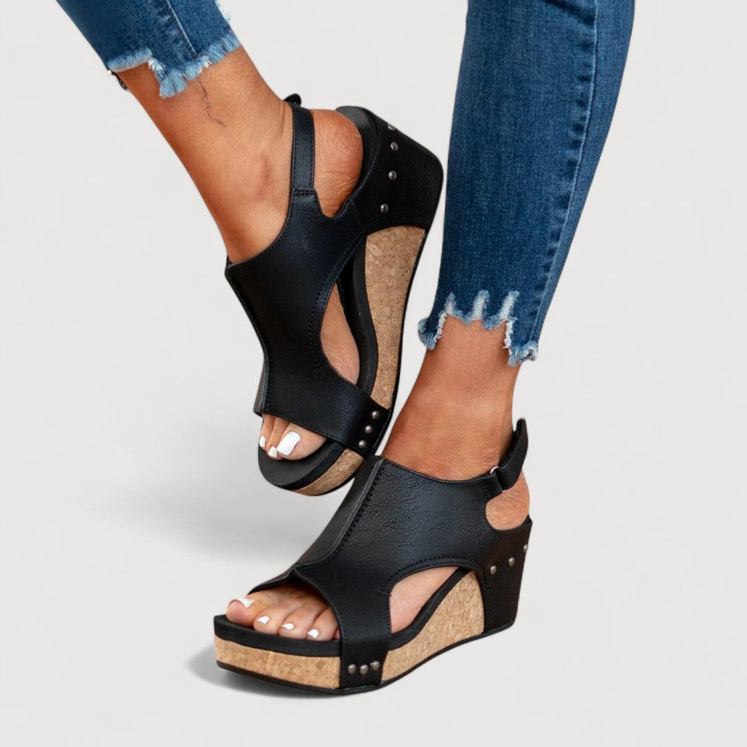 ANNE | PLATFORM WEDGE SANDALS