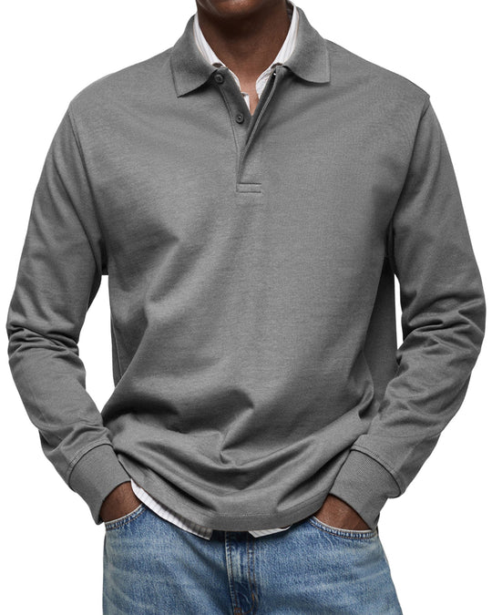 DYLAN | LUXURY LONG-SLEEVE POLO