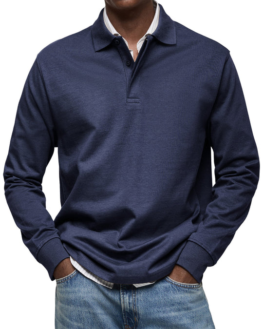 DYLAN | LUXURY LONG-SLEEVE POLO