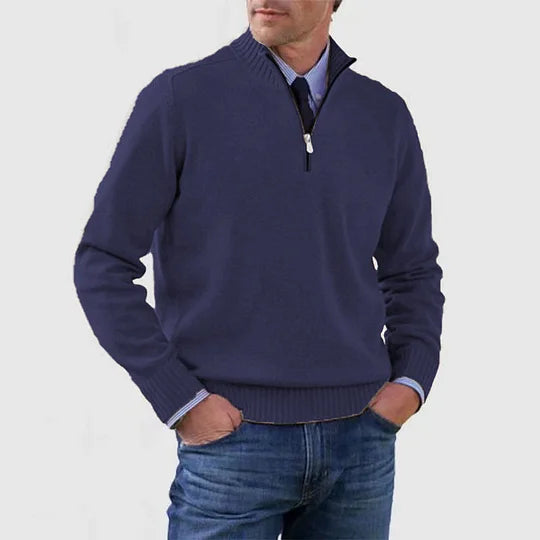 HOWARD | REFINED HALF-ZIP SWEATER