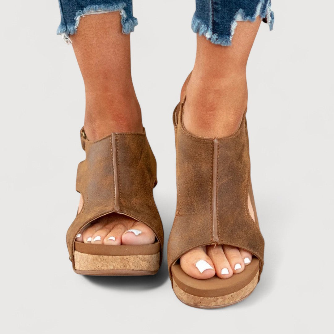 ANNE | PLATFORM WEDGE SANDALS