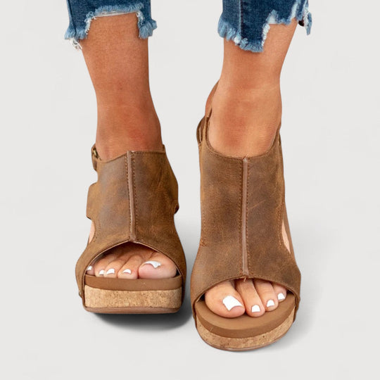 ANNE | PLATFORM WEDGE SANDALS