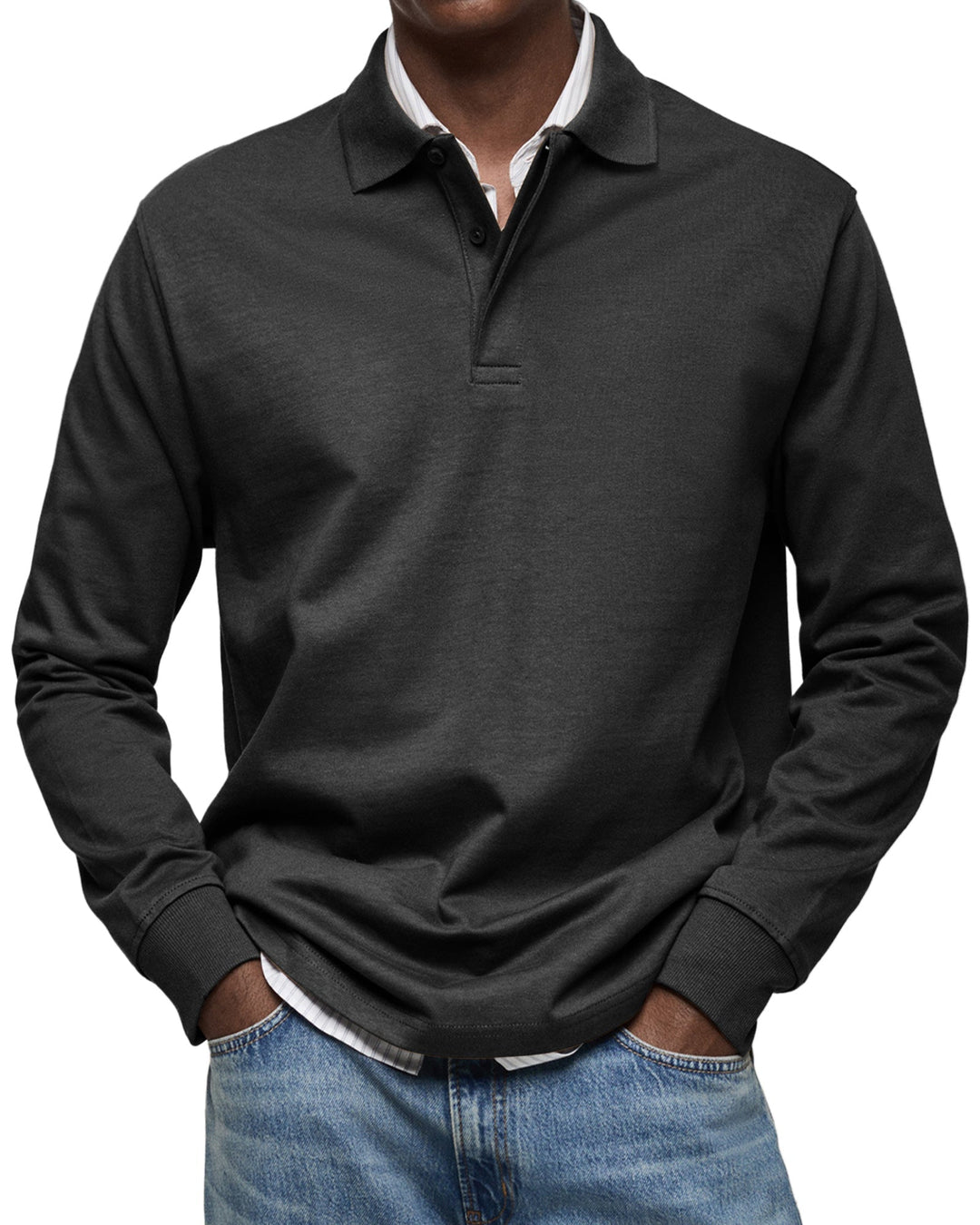 DYLAN | LUXURY LONG-SLEEVE POLO