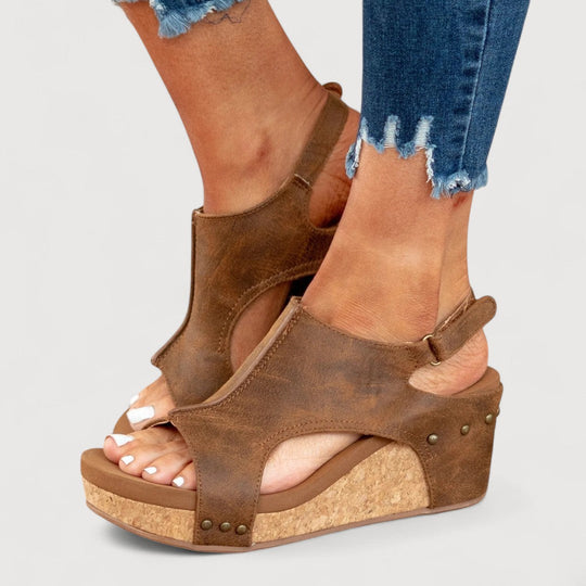 ANNE | PLATFORM WEDGE SANDALS
