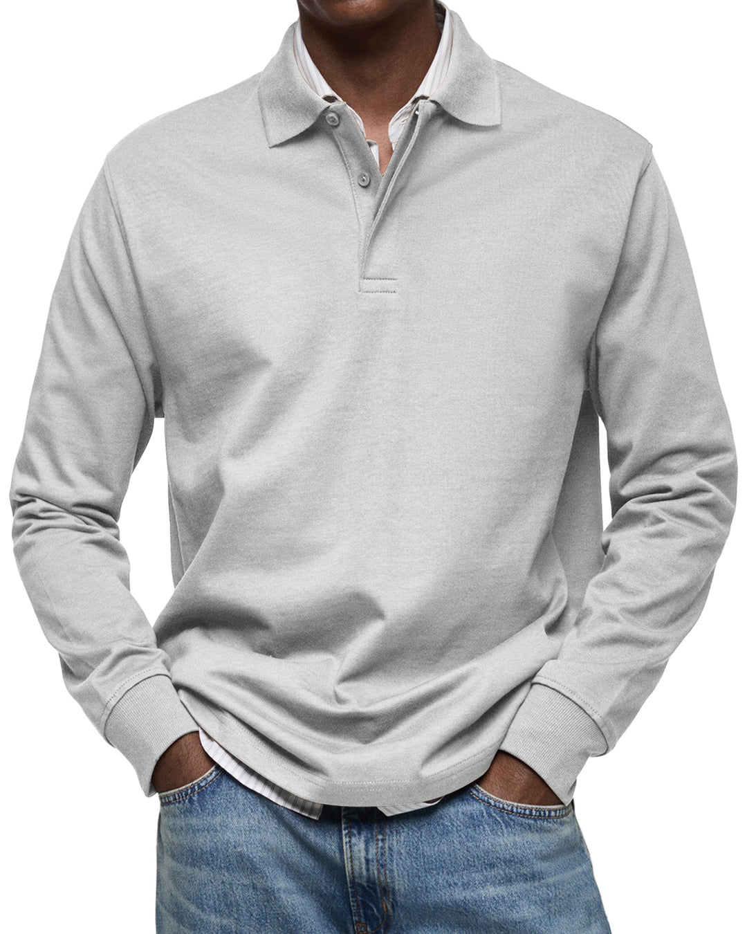 DYLAN | LUXURY LONG-SLEEVE POLO
