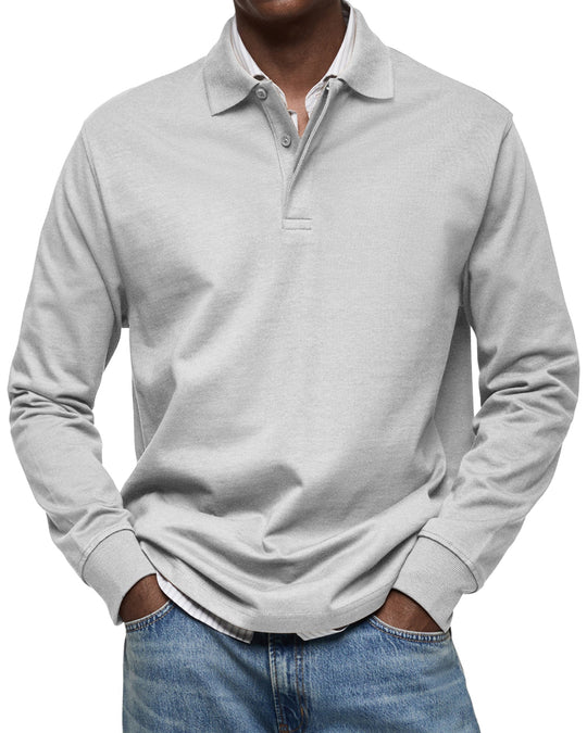 DYLAN | LUXURY LONG-SLEEVE POLO