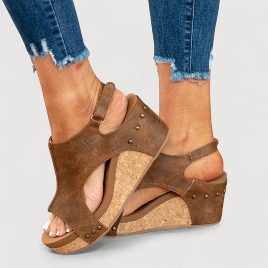 ANNE | PLATFORM WEDGE SANDALS