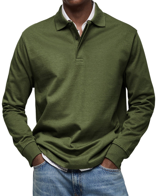 DYLAN | LUXURY LONG-SLEEVE POLO