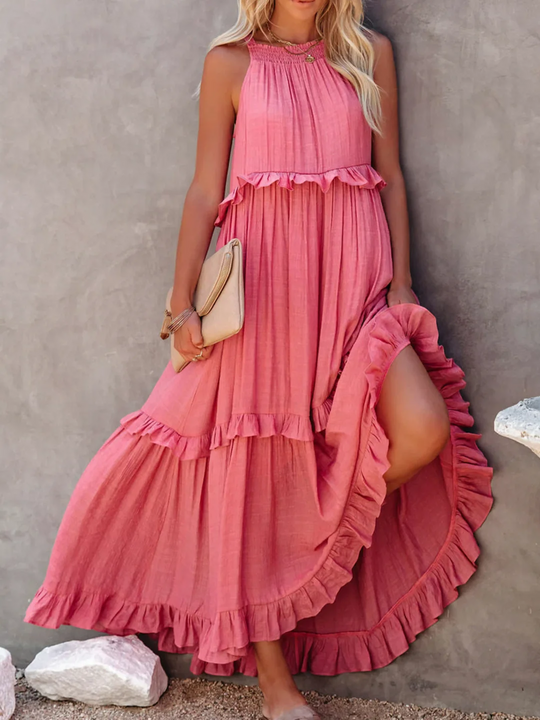 MABEL | RUFFLE BREEZE MAXI DRESS
