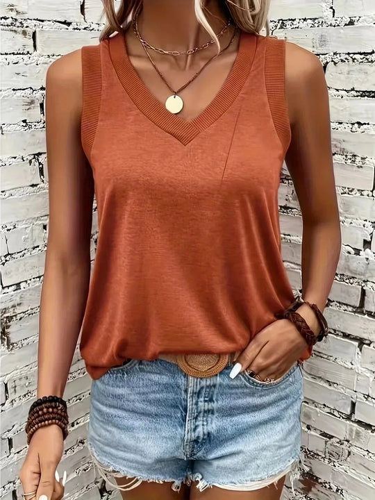 ASSILA | V-NECK TOP