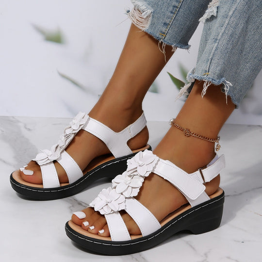 LISA | ORTHOPEDIC BORDEAUX SANDALS