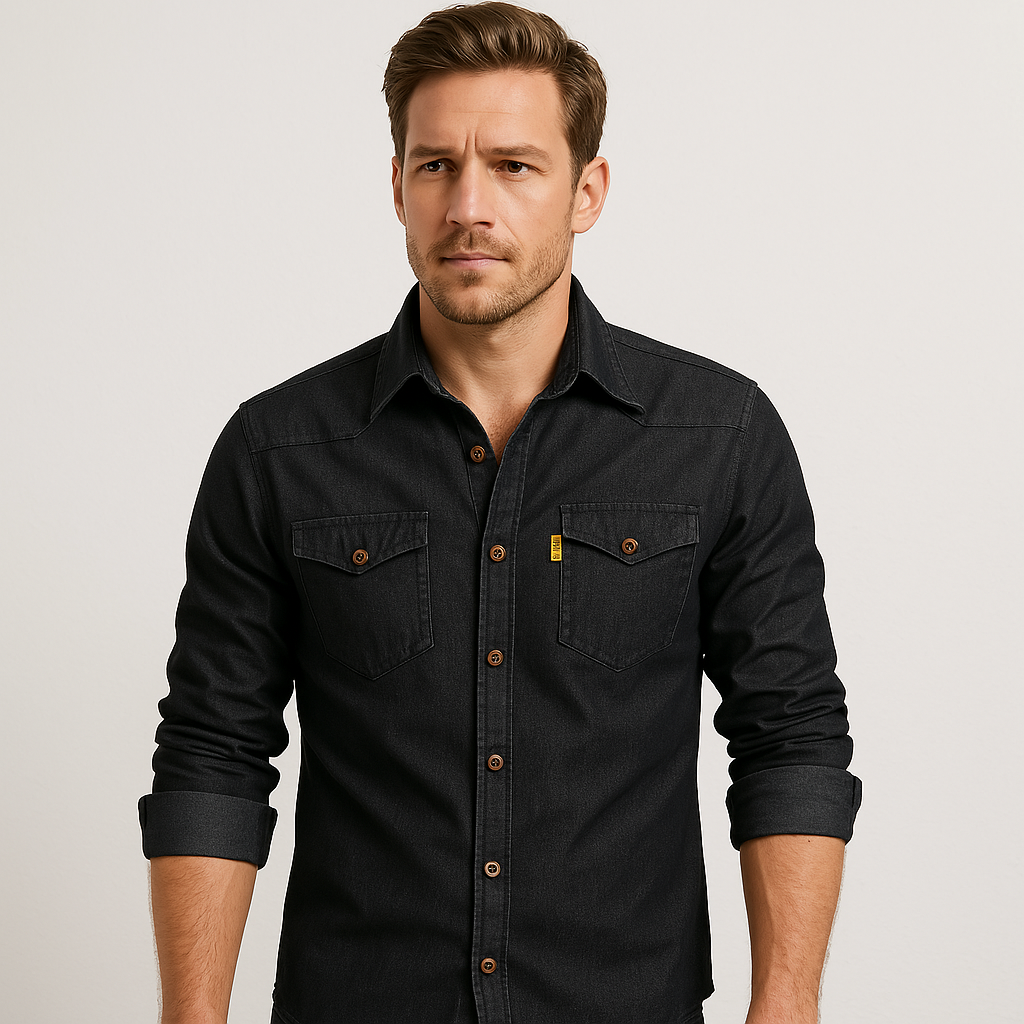 JIM | COTTON DENIM SHIRT