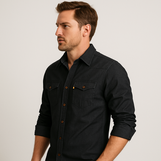 JIM | COTTON DENIM SHIRT