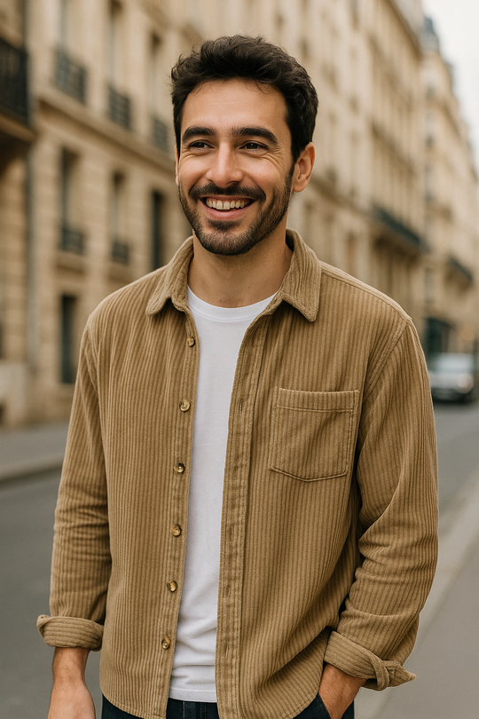 FINN | CORDUROY LONG-SLEEVE SHIRT