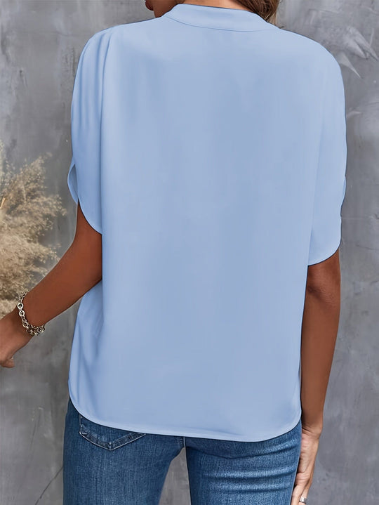 ELIANA | DRAPED BLOUSE