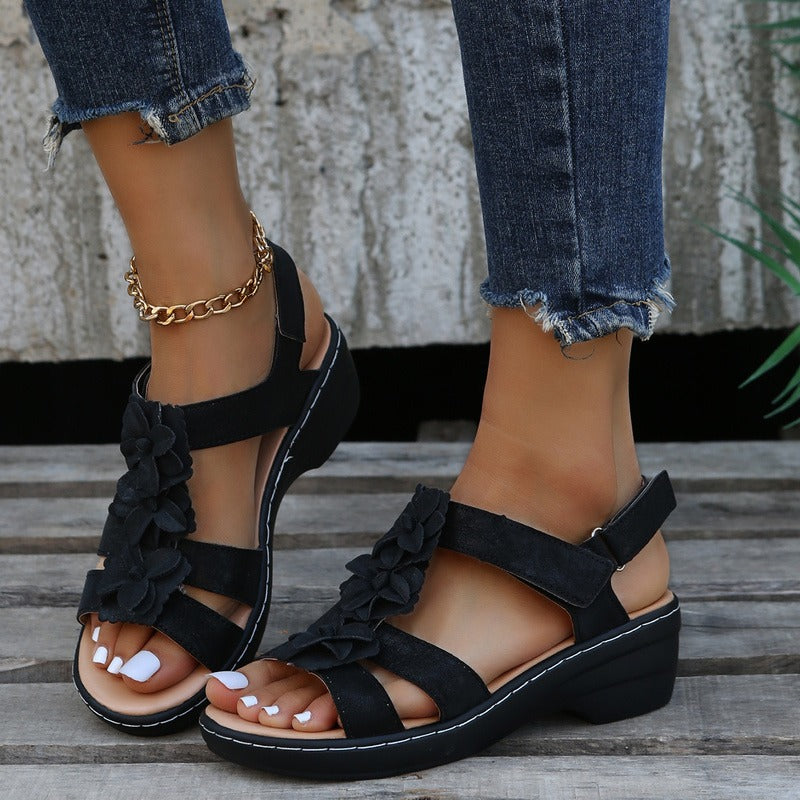 LISA | ORTHOPEDIC BORDEAUX SANDALS