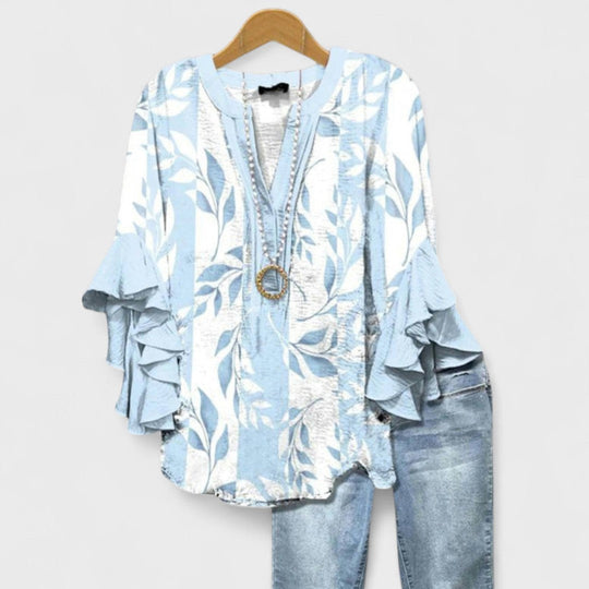 MAYA | BLOUSE WITH ELEGANT FLOWERS