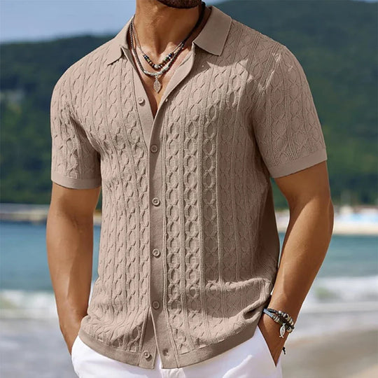 TALON | BUTTON-DOWN KNITTED SHIRT