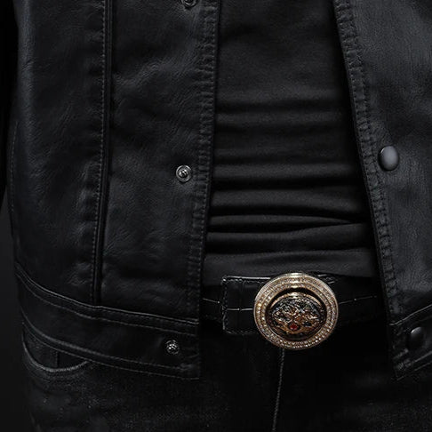 CHRISTIAN | RIDER LEATHER JACKET