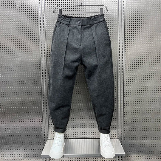 ETHAN | ELEGANT MÉLANGE TROUSERS