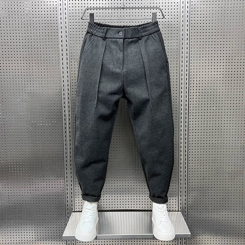 ETHAN | ELEGANT MÉLANGE TROUSERS