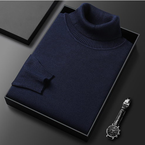LOGAN | RIBBED TURTLENECK SWEATER