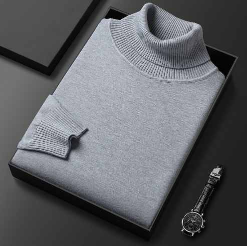 LOGAN | RIBBED TURTLENECK SWEATER