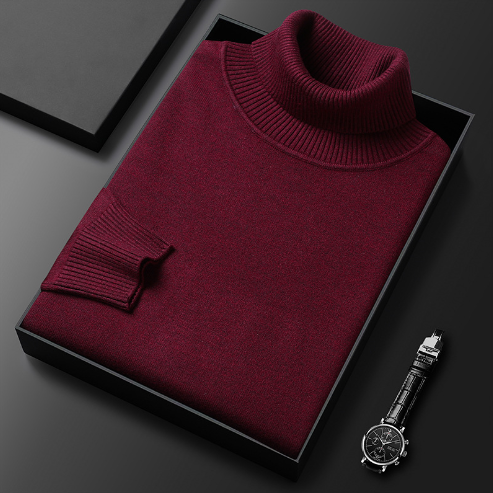 LOGAN | RIBBED TURTLENECK SWEATER