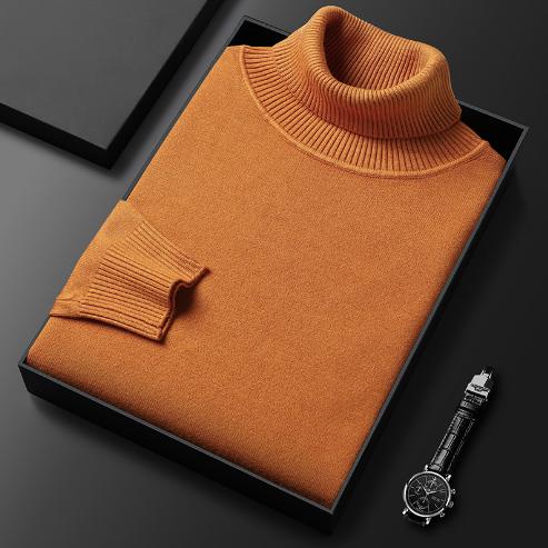 LOGAN | RIBBED TURTLENECK SWEATER