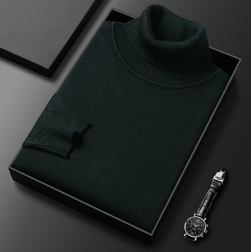 LOGAN | RIBBED TURTLENECK SWEATER