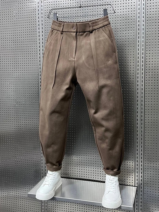 ETHAN | ELEGANT MÉLANGE TROUSERS
