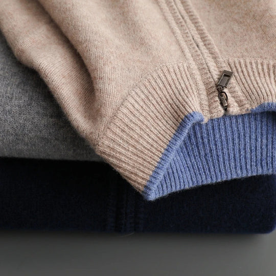 LIAM | CASHMERE ZIP JACKET