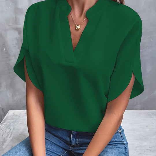 ELIANA | DRAPED BLOUSE