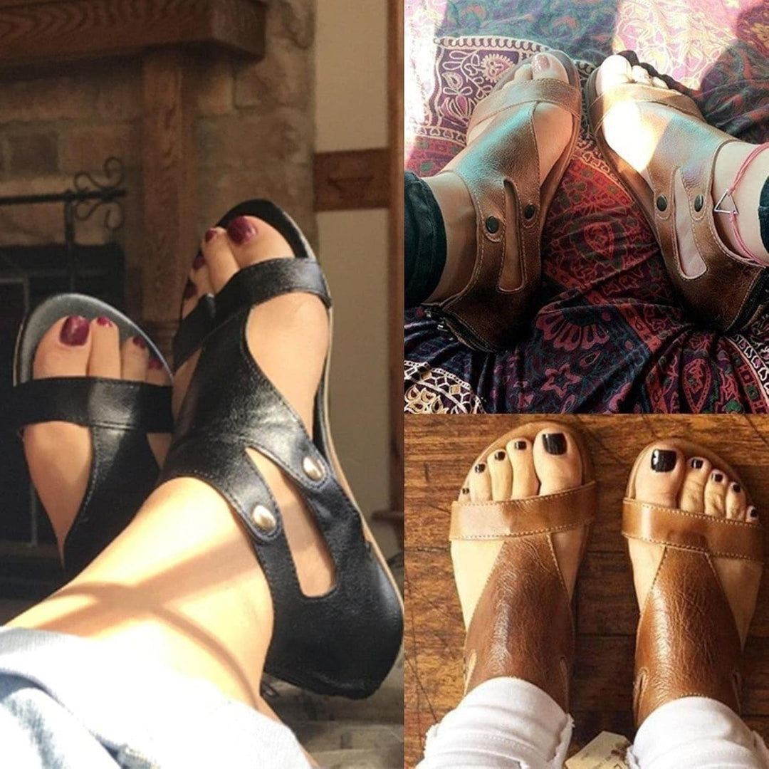 ELIANA | ORTHOPEDIC LEATHER SANDAL