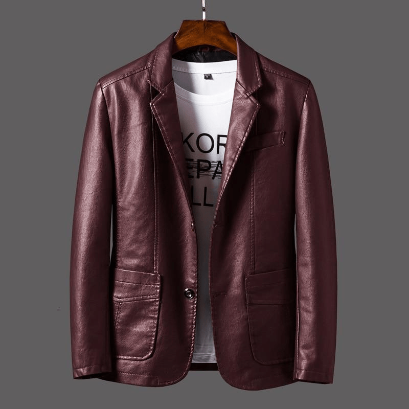 EVAN | STYLISH MEN'S LEATHER BLAZER