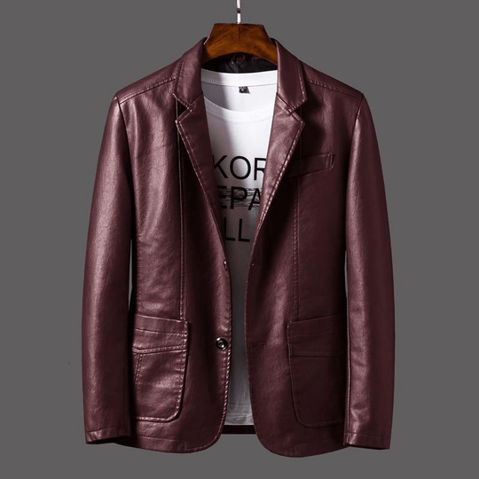 EVAN | STYLISH MEN'S LEATHER BLAZER