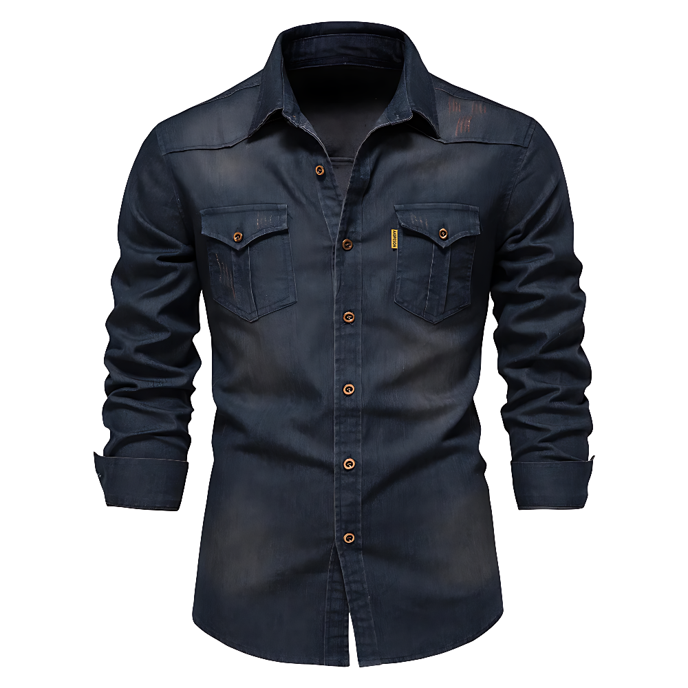 JIM | COTTON DENIM SHIRT