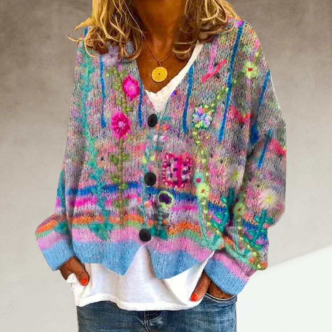 EVIE | FLORAL CARDIGAN
