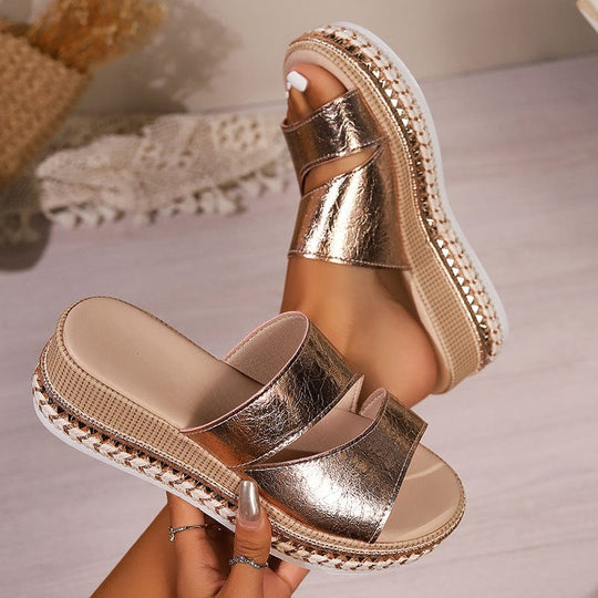 MYLEE | OASIS PLATFORM SANDALS